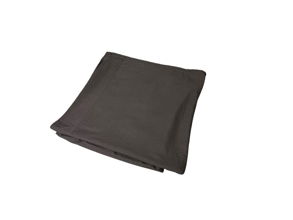 iEnjoy Home King Size Flat Sheet Cooling Microfiber Chocolate Dark Brown Bedding